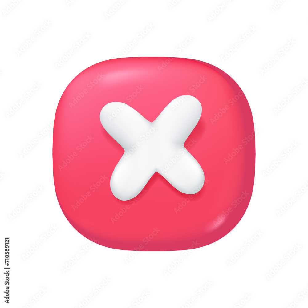 wrong check mark Choosing to decide on something Accept and reject buttons. 3d illustration. wrong check mark Choosing to decide on something Accept and reject buttons. 3d illustration.