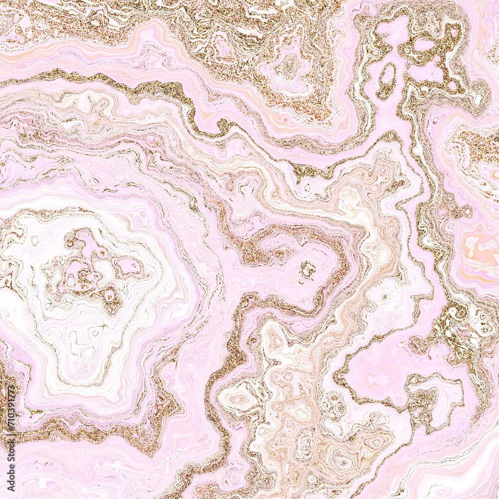 Fototapeta premium Abstract Marble texture. Fractal digital Art Background. High Resolution. Can be used for background or wallpaper Fractal digital art