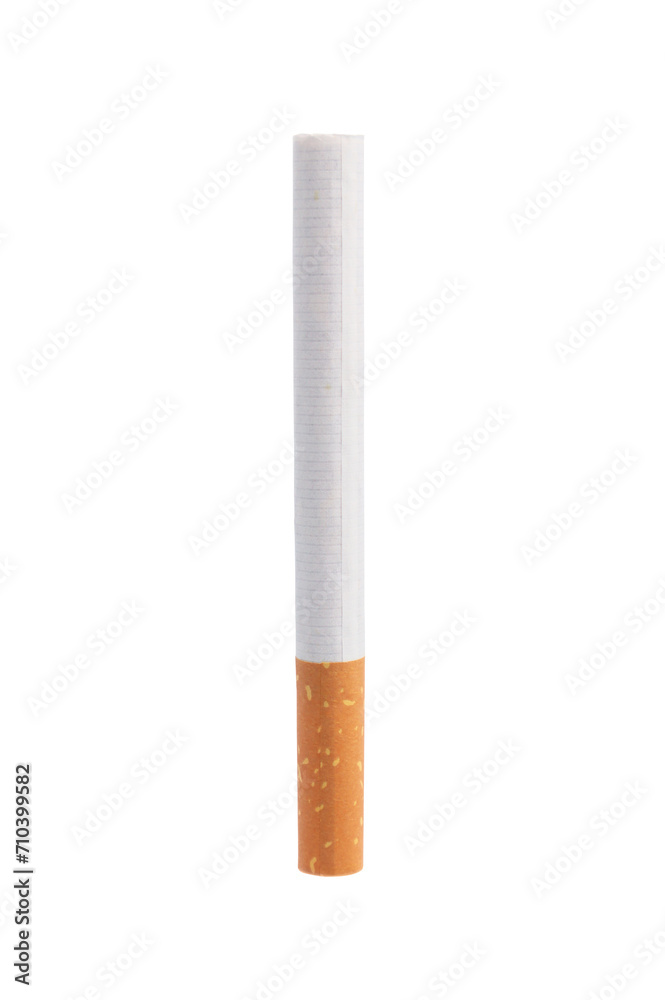 Close-up cigarette isolated on transparent background Close-up cigarette isolated on transparent background