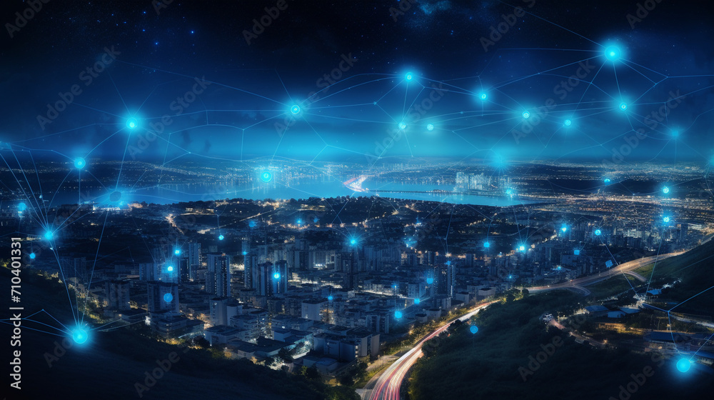 Connected Living: Peaceful Digital Suburban Community Embracing DX, IoT, and Digital Networks