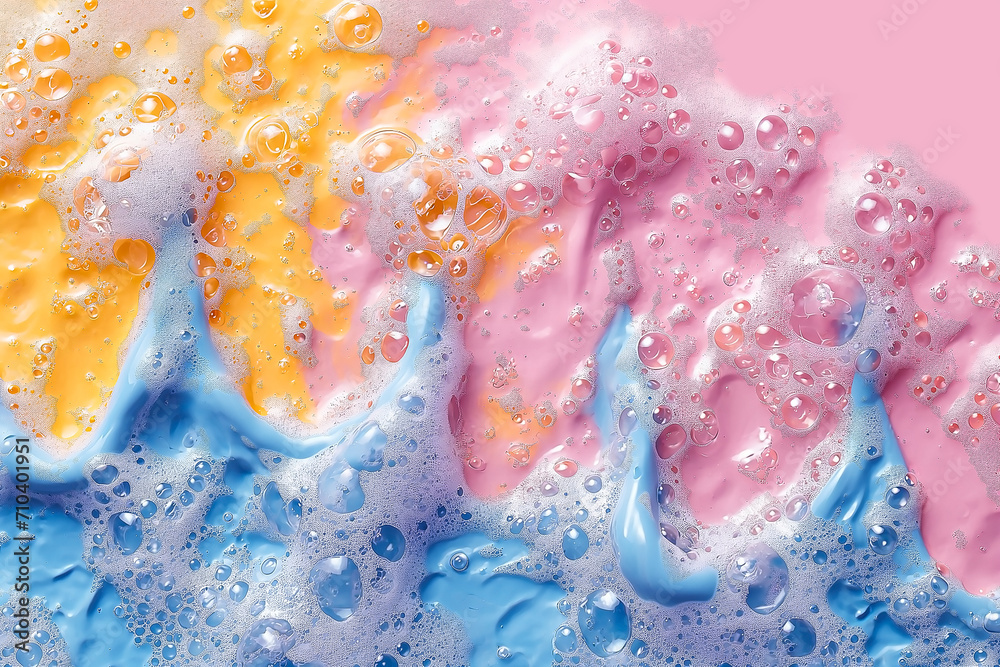 Bubble liquid background Bubble liquid background