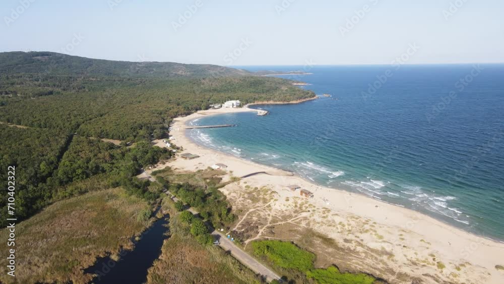 Amazing Aerial view of Perla beach, Burgas Region, Bulgaria Amazing Aerial view of Perla beach, Burgas Region, Bulgaria