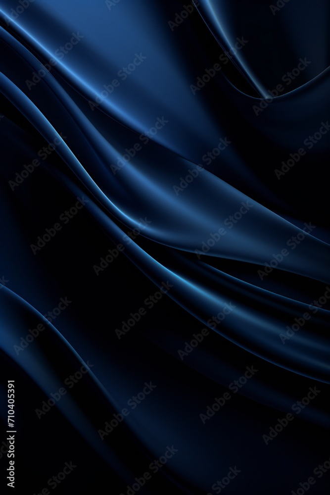 Dark blue abstract smooth dynamic background Generative Ai Dark blue abstract smooth dynamic background Generative Ai