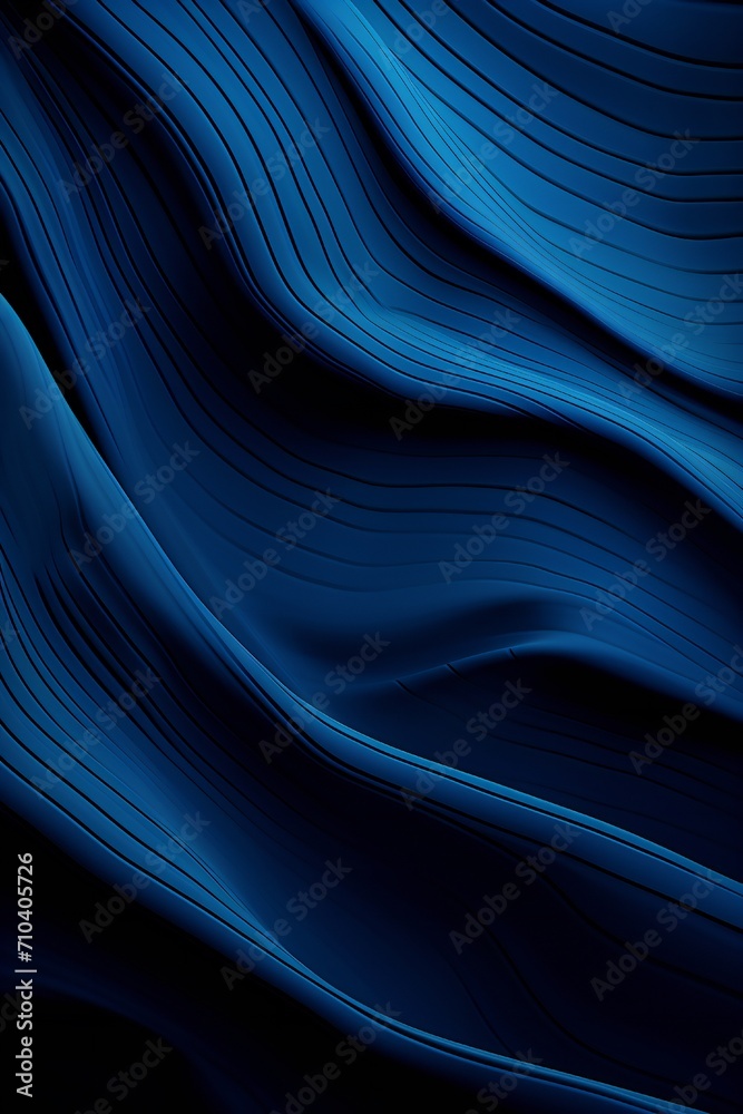 Dark blue abstract smooth dynamic background Generative Ai Dark blue abstract smooth dynamic background Generative Ai