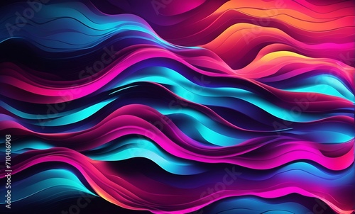 abstract colorful wave background