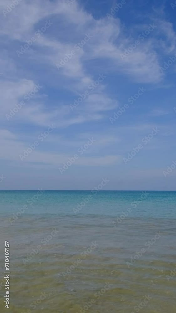 beach and blue sky in the morning beach and blue sky in the morning