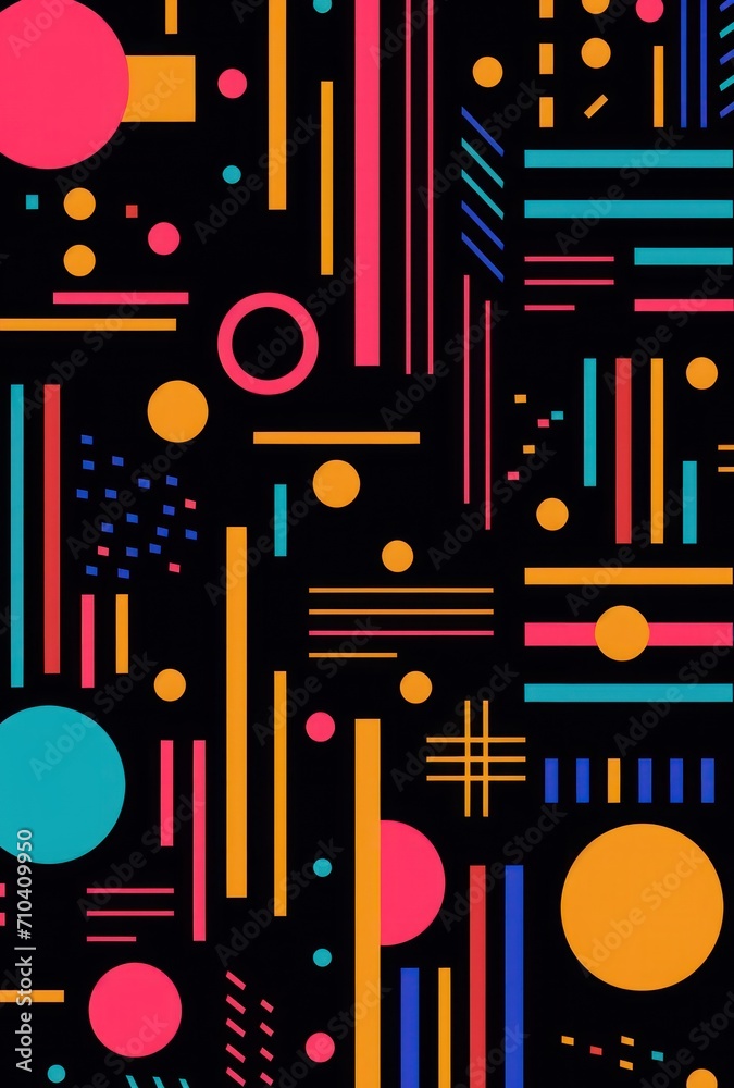 Abstract seamless pattern design. Colorful retro digital pattern. Vintage color print. Abstract seamless pattern design. Colorful retro digital pattern. Vintage color print.