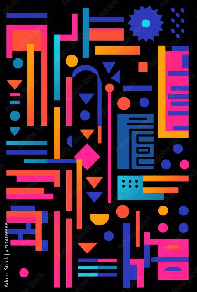 Abstract seamless pattern design. Colorful retro digital pattern. Vintage color print. Abstract seamless pattern design. Colorful retro digital pattern. Vintage color print.