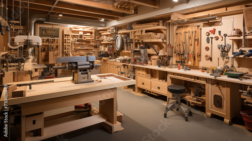Precision Woodworking: A Glimpse into the Clean Workshop