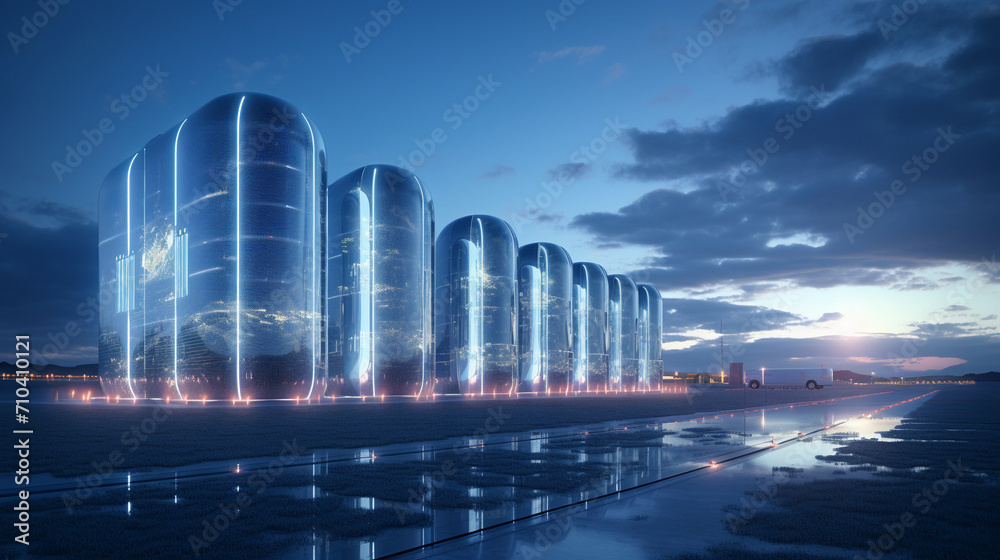 Obraz premium Energy Revolution: High-Density Cells Paving the Way to the Future