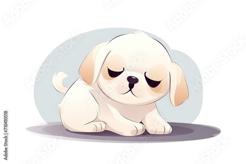 Cute dog illustration