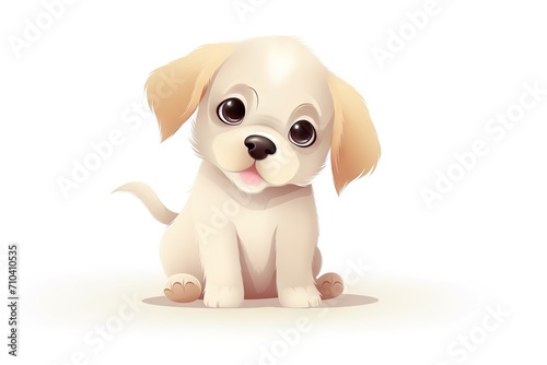 Cute dog illustration