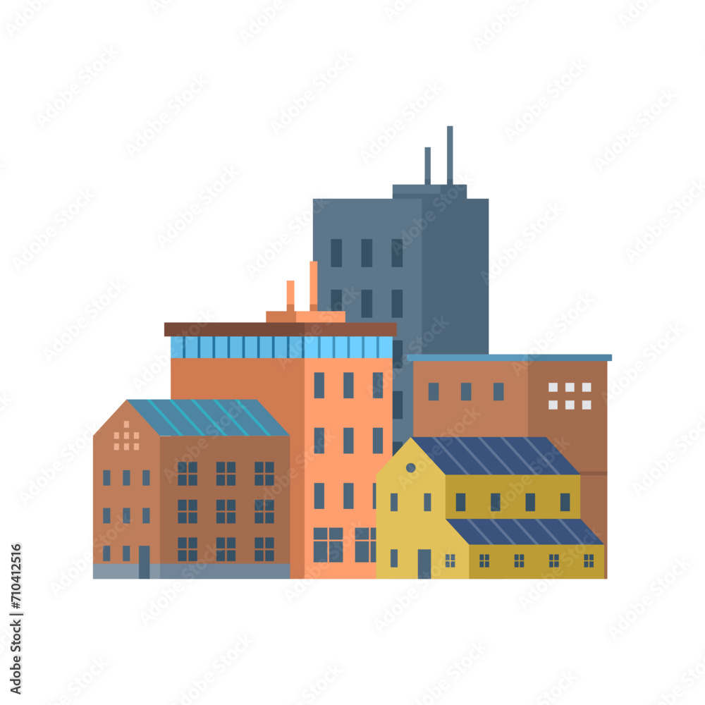 Clean city vector illustration. It is like giving new life to materials, diverting them from landfills and reducing need for extraction of new resources It reflects collective commitment Clean city vector illustration. It is like giving new life to materials, diverting them from landfills and reducing need for extraction of new resources It reflects collective commitment
