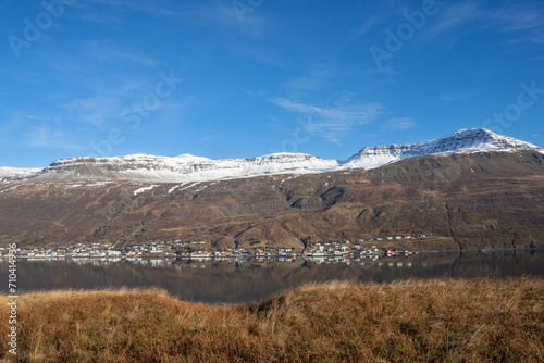 Autumn snow on the mountains, East Iceland