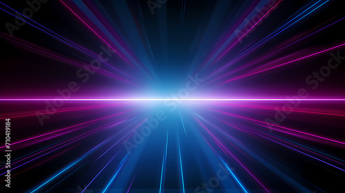 Technology abstract lines background and light effects, technology sense background