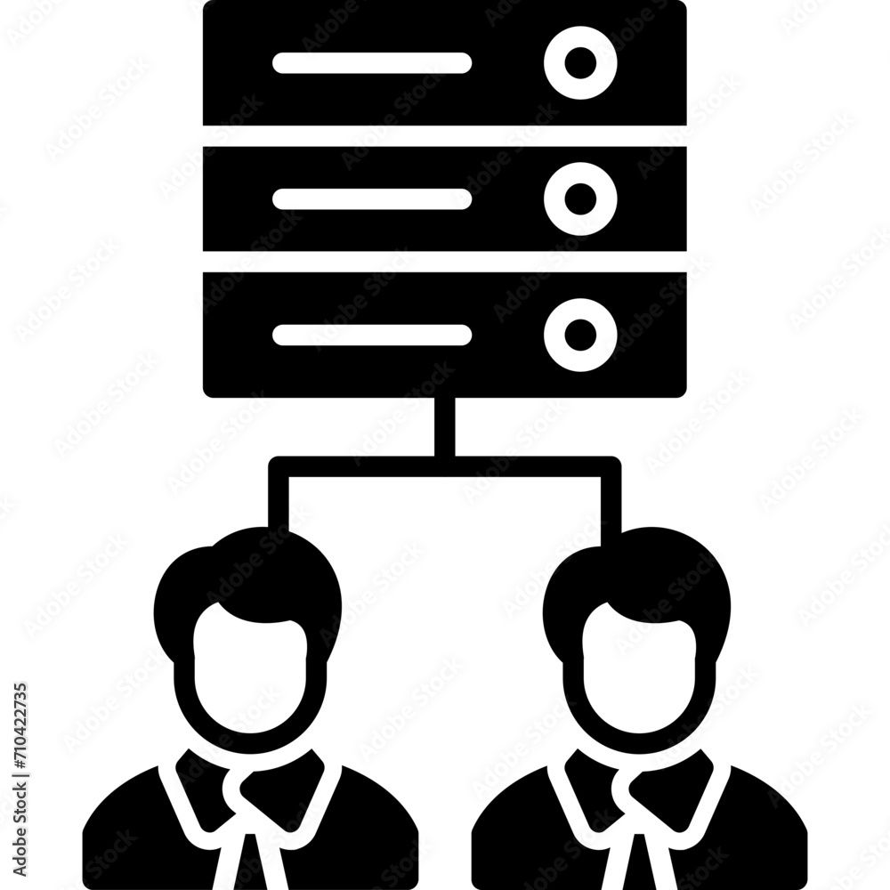 Server Client Icon Server Client Icon