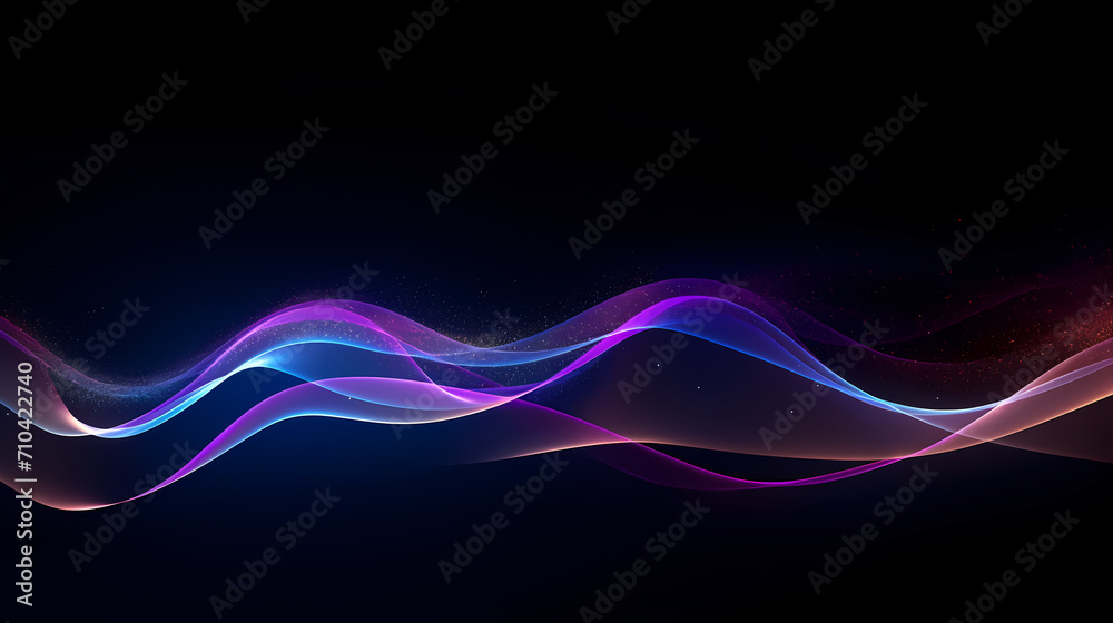 Abstract line art background, technological background