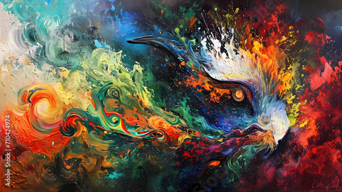 abstract art of a bird © Tri_Graphic_Art