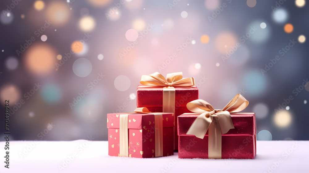 Gift background for birthdays, holiday anniversaries, Valentine's Day and weddings