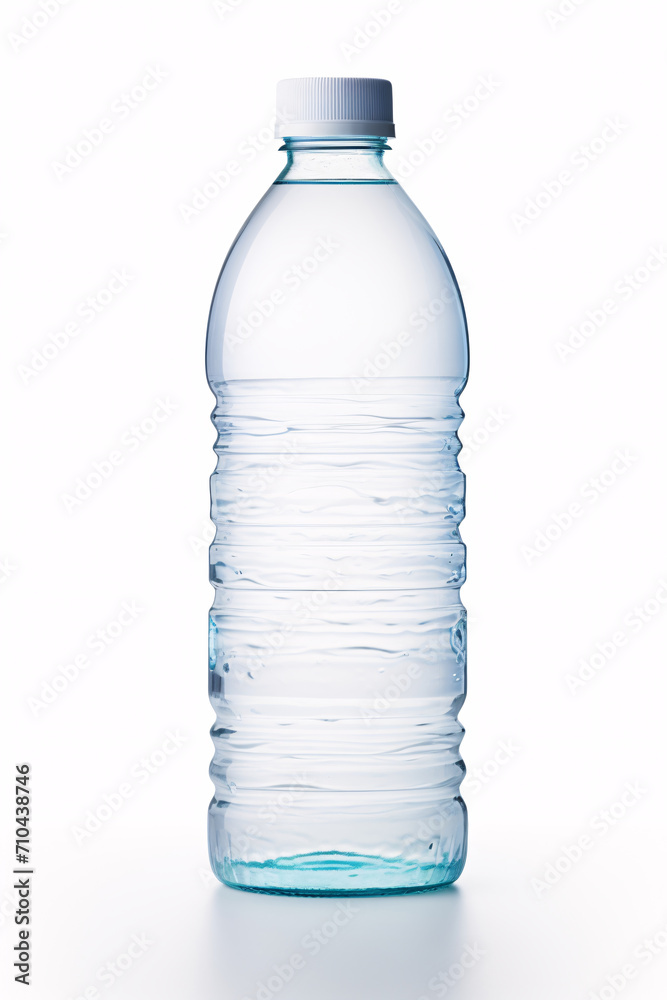 Plastic water bottle isolated on white background Plastic water bottle isolated on white background
