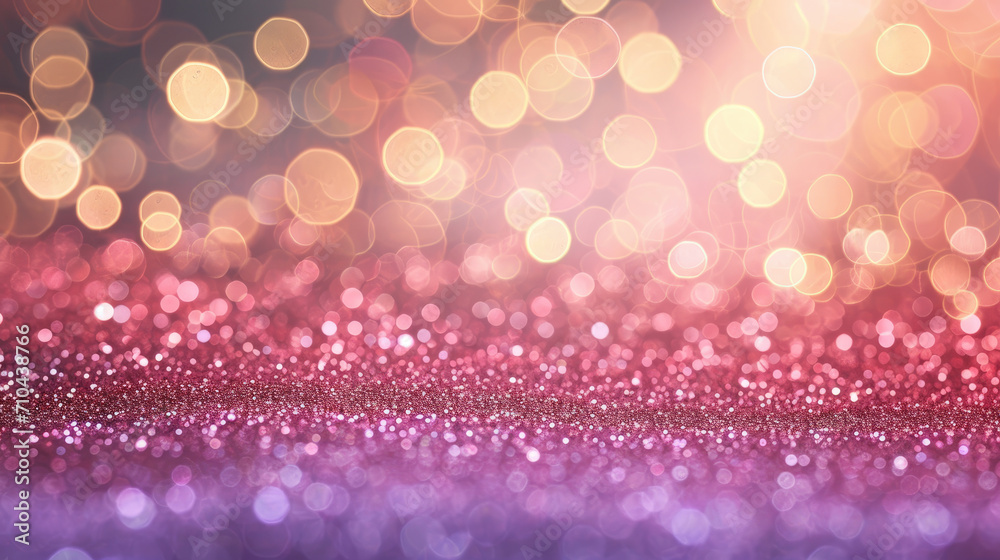 Glittering Bokeh Lights on Gradient Background Glittering Bokeh Lights on Gradient Background