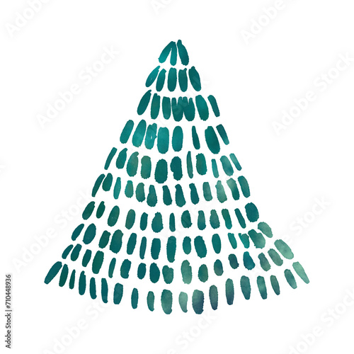 Abstract tree watercolor vector illustration, Minimal style tree painting hand drawn, Side view, set of graphics trees elements drawing for architecture and landscape design.