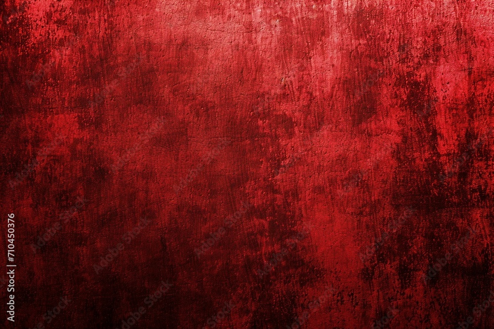 Velvet Opulence: A Flat Design Background in Intense Red, Infusing Luxury into Wallpaper Texture - obrazy, fototapety, plakaty 