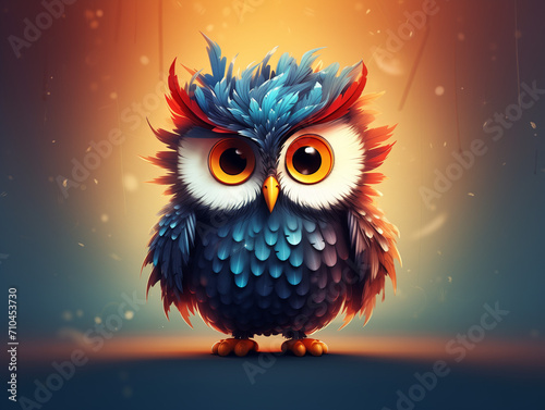 Colorful Owl illustration