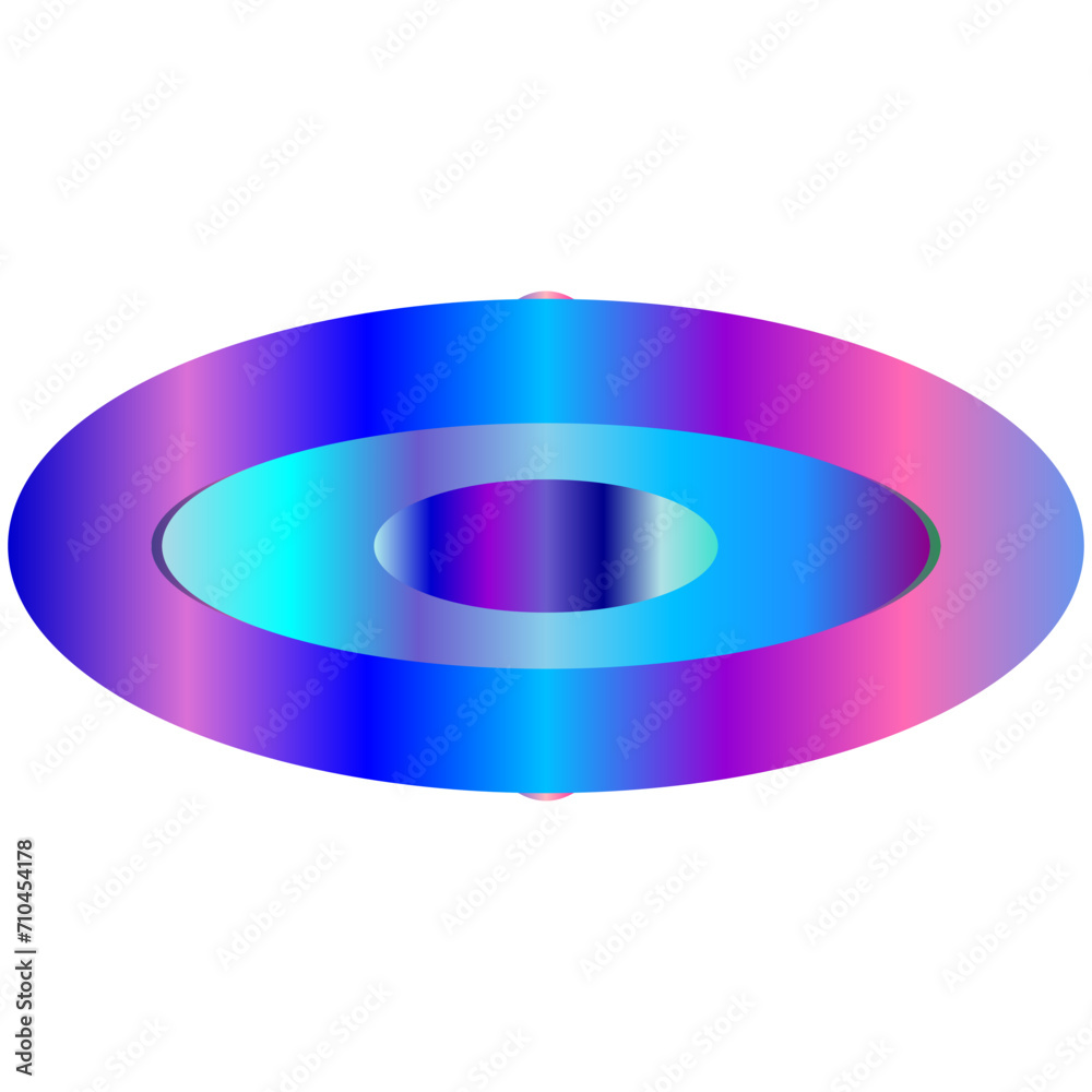 An abstract transparent cyberpunk oval shape design element. An abstract transparent cyberpunk oval shape design element.