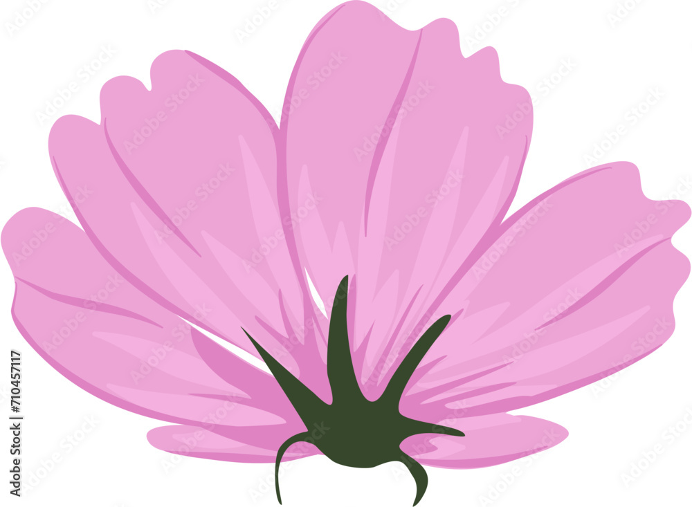 Naklejka premium Simple Flower Decoration