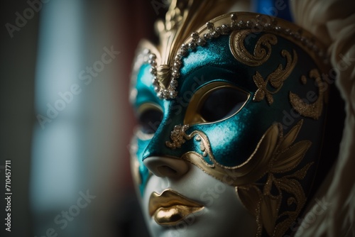 venetian carnival mask © Raccoon Stock AI