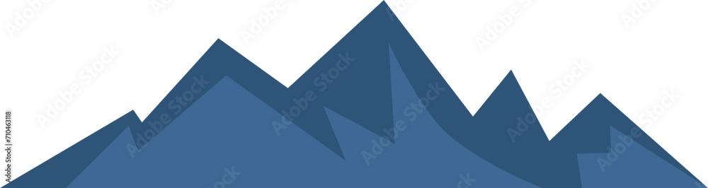 Mountain Range Illustration Element Mountain Range Illustration Element