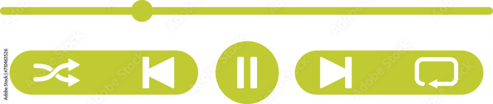 Music Player Interface Element Music Player Interface Element