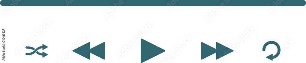Music Player Interface Element Music Player Interface Element