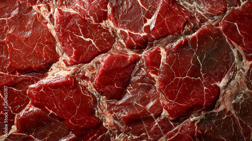 Photo of marble beef meat texture background