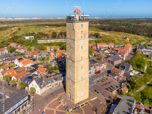 Lighthouse Brandaris on the island Terschelling, the Netherlands photo