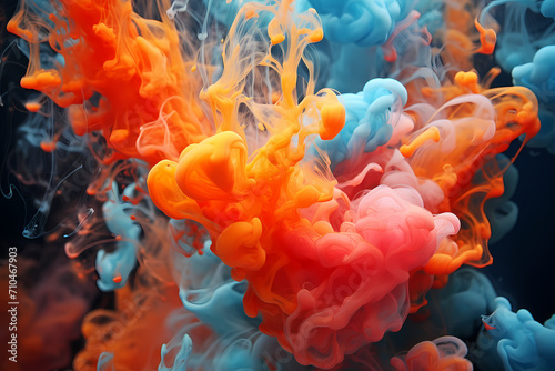 Abstract liquid colors