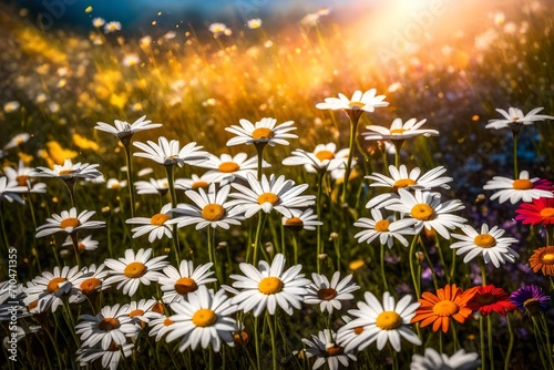 field of daisies