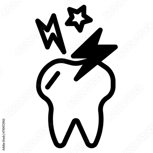 tooth dualtone icon