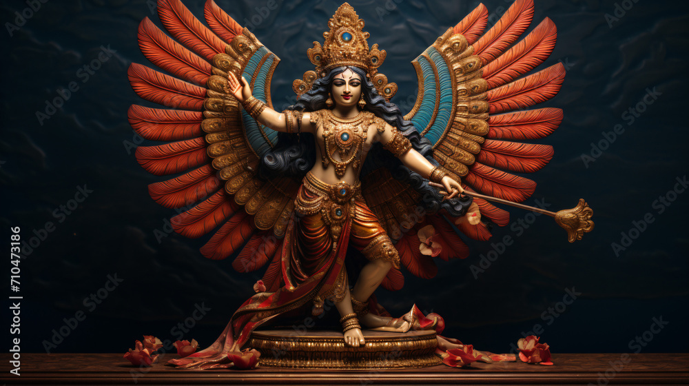 Ancient Hindu God Vishnu