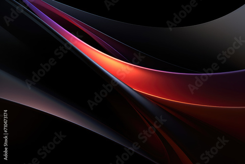 Abstract futuristic dark and colourful forms background