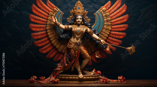 Ancient Hindu God Vishnu