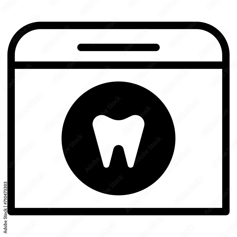 tooth dualtone icon tooth dualtone icon