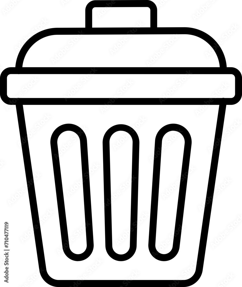 Delete icon for removing or discarding items. Delete icon for removing or discarding items.