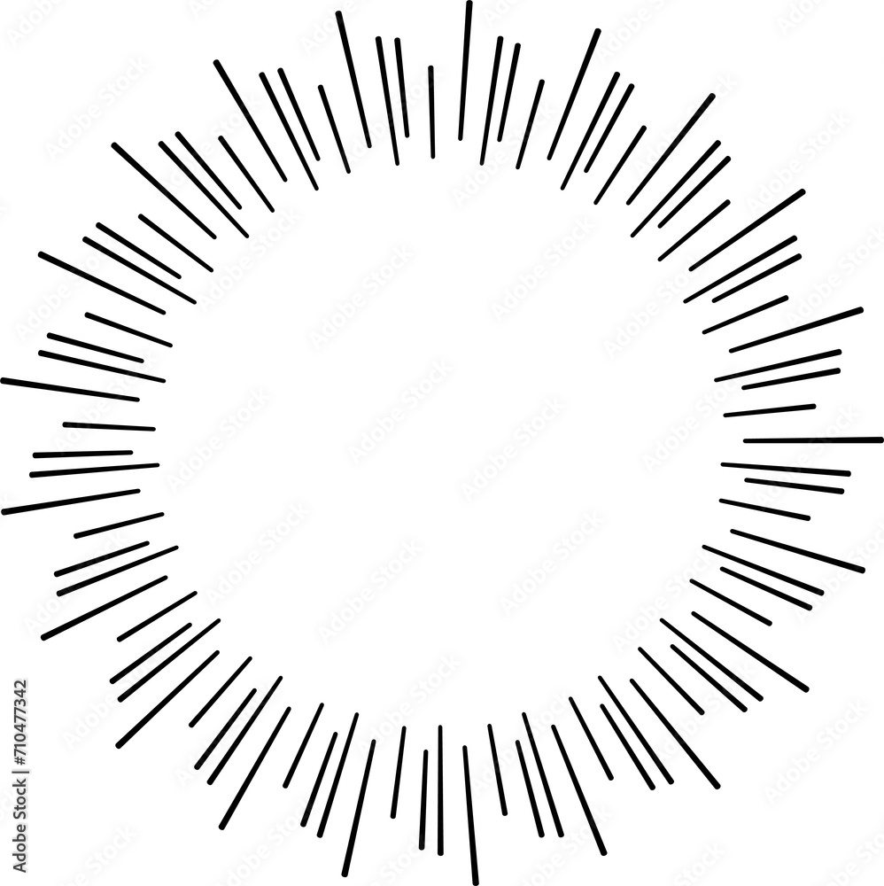 Sunburst style isolated illustration on transparent background. Sunburst style isolated illustration on transparent background.