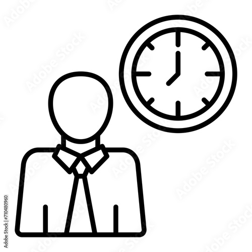   Punctual line icon