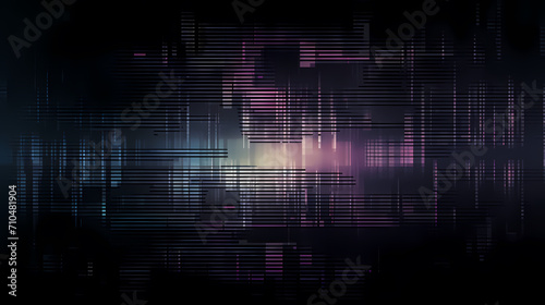 Technology abstract lines background and light effects, technology sense background