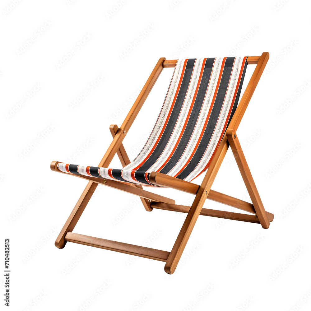 Deck Chair on transparent background