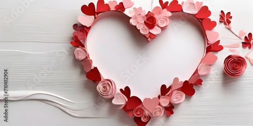 heart on a white background