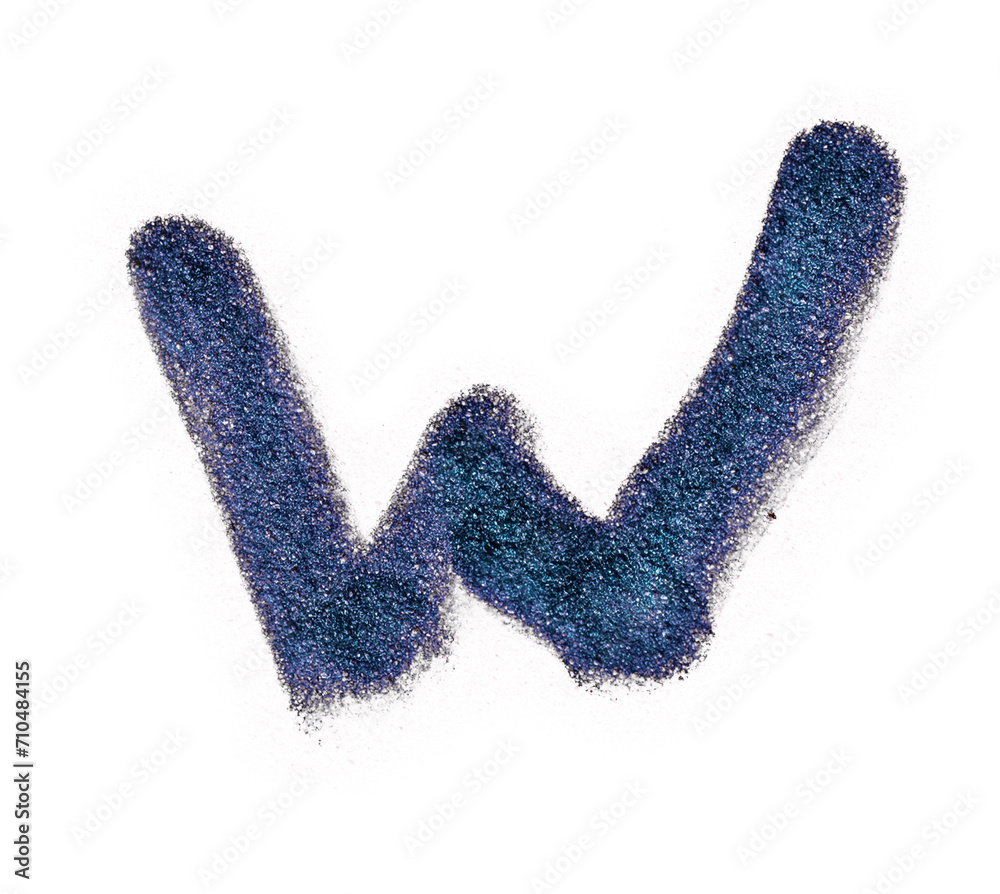 handwritten letter W with felt-tip pen isolated, png asset, poster element. handwritten letter W with felt-tip pen isolated, png asset, poster element.
